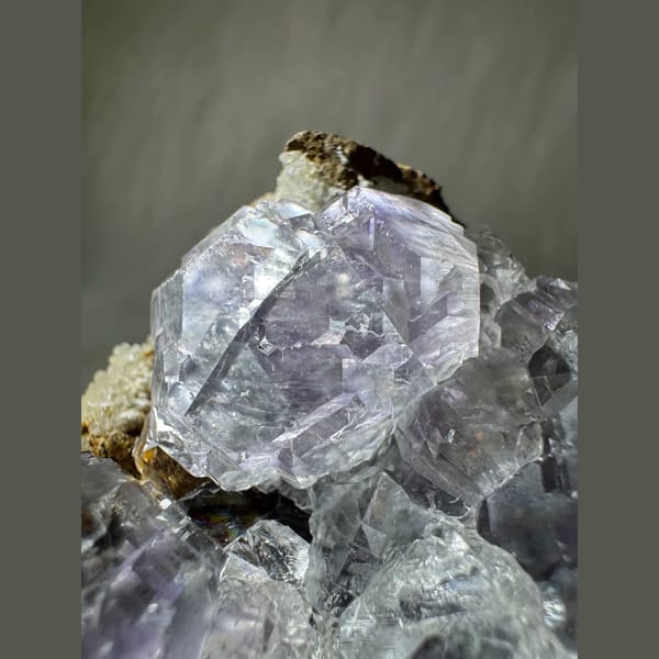 Pale Purple Fluorite Cluster Fujian 5.5 cm — alternate view