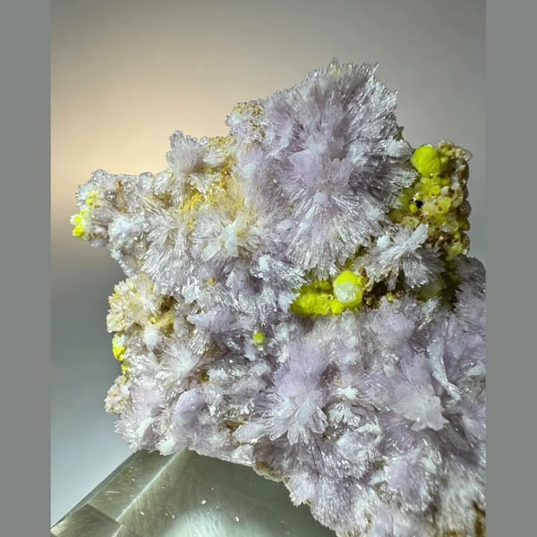 Pink-Purple Creedite with Carlhintzeite 7.5 cm — alternate view
