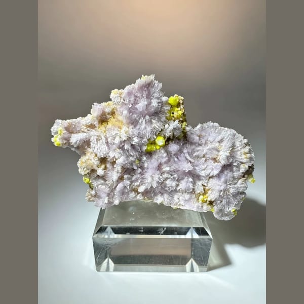 Pink-Purple Creedite with Carlhintzeite 7.5 cm — detail view