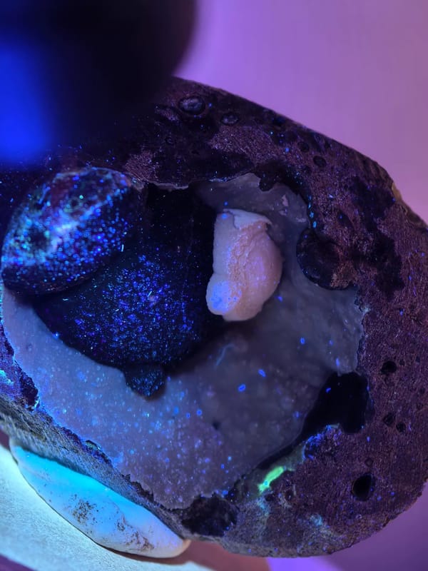 Botryoidal Siderite in Volcanic Pocket — Vietnam — individual mineral specimen view 2