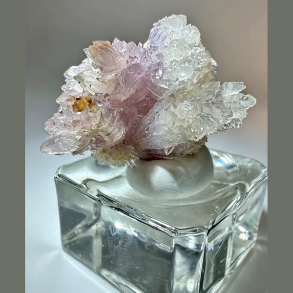 Purple Creedite Flower Cluster 3.0 cm — alternate view