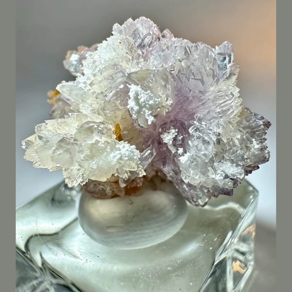 Purple Creedite Flower Cluster 3.0 cm — alternate view