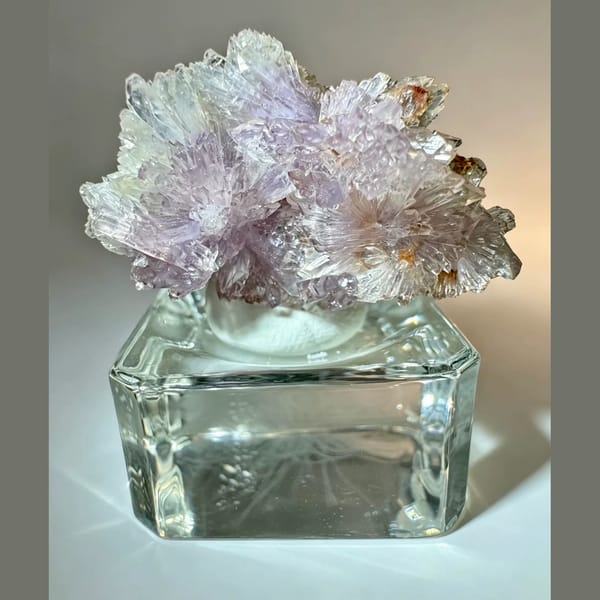 Purple Creedite Flower Cluster 3.0 cm — detail view
