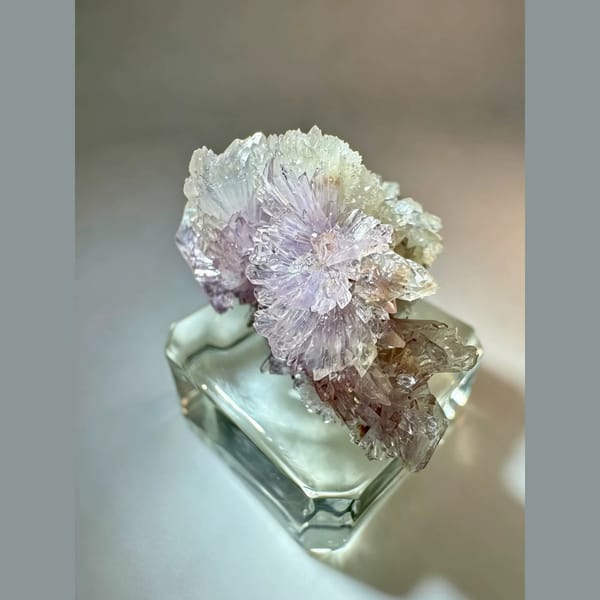 Purple Creedite Flower Cluster 3.0 cm — detail view