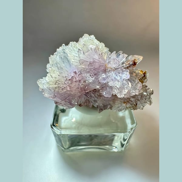 Purple Creedite Flower Cluster 3.0 cm — detail view