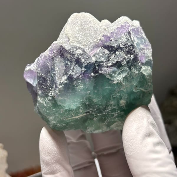 Mongolian fluorite specimen — alternate view