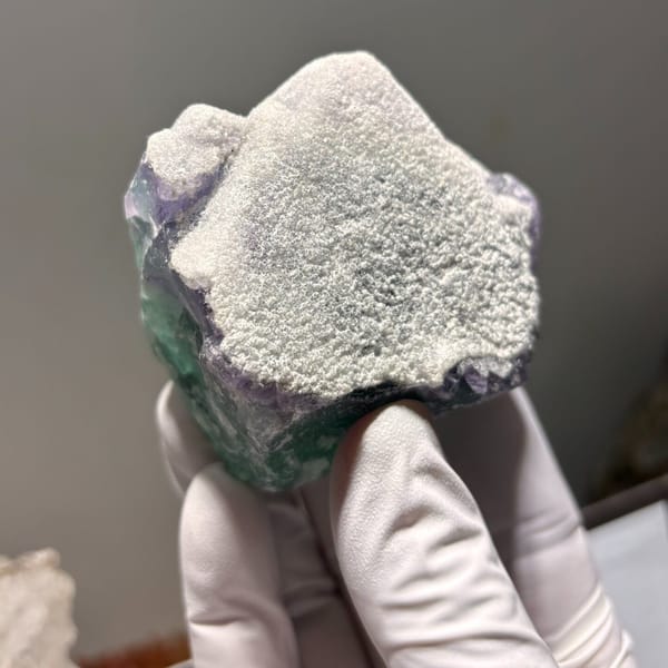 Mongolian fluorite specimen — alternate view