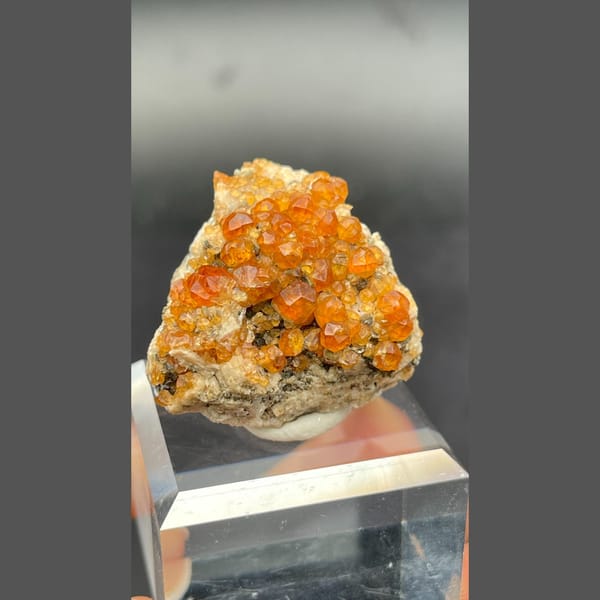 Garnet from Yunxiao Fujian — alternate view