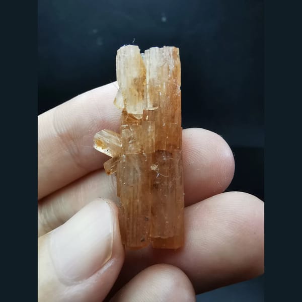 Aragonite crystal group from Morocco — alternate view