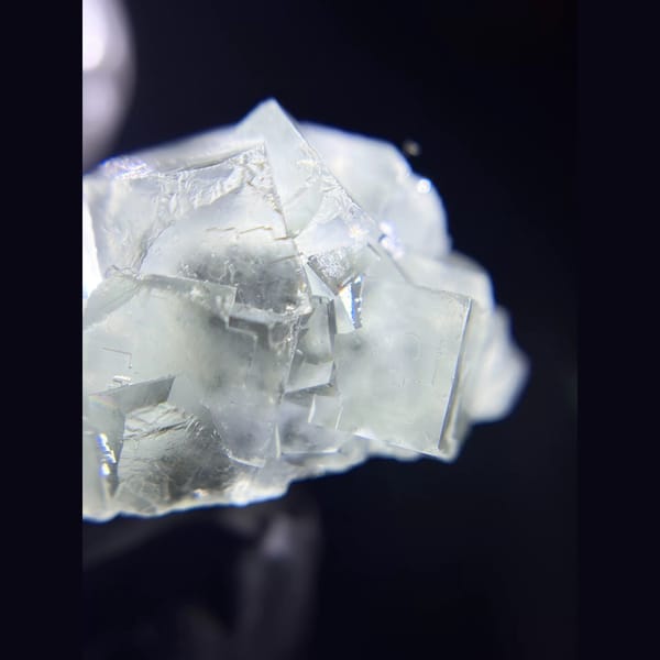 Glassy clear fluorite from Shizhuyuan — alternate view