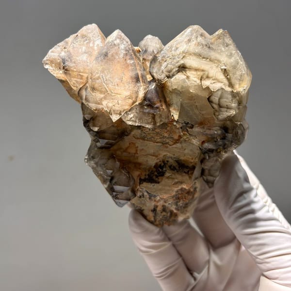 Smoky skeletal quartz Brazil 10.5 cm — alternate view