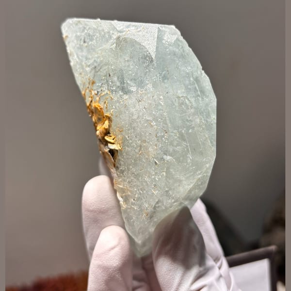 Xuebaoding aquamarine 9.5 cm — detail view
