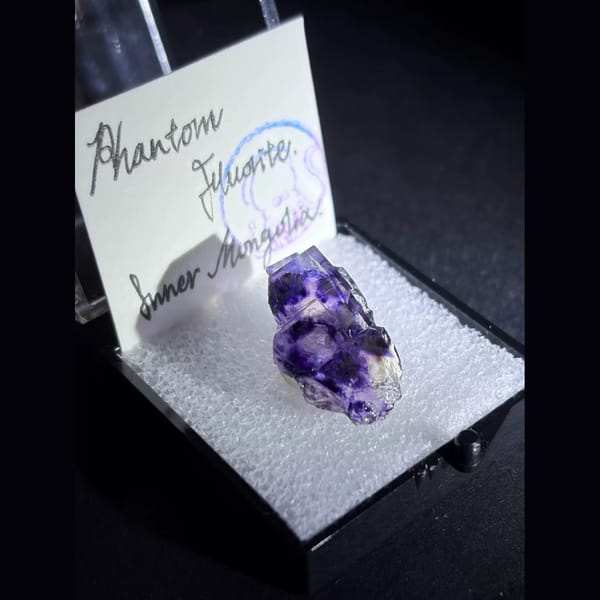 Hollow-frame phantom fluorite — alternate view