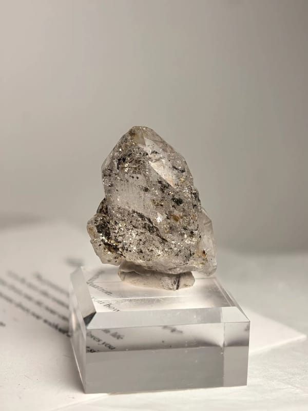 Included Skeletal Quartz Crystal — Nepal Himalaya — individual mineral specimen view 2