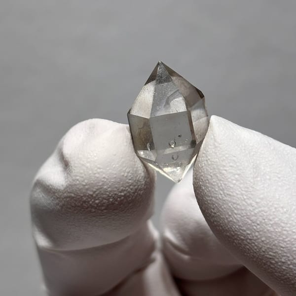 Negative-Crystal DT Quartz Yunnan 1.9 cm — detail view