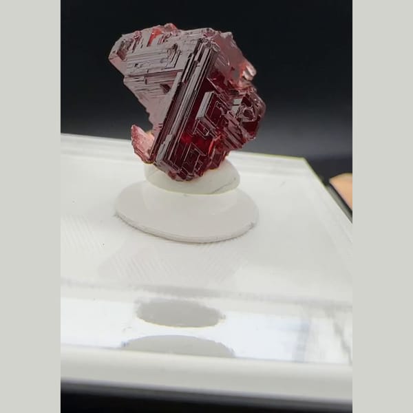 Matrix spessartine from Brazil — alternate view