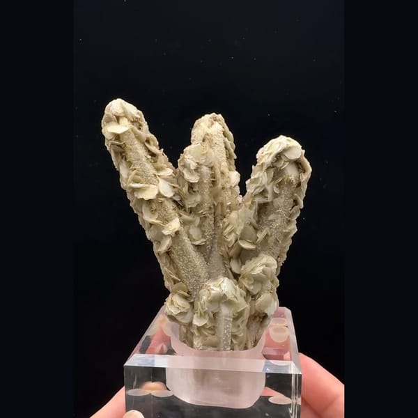 Sugary Calcite-Coated Quartz, Inner Mongolia