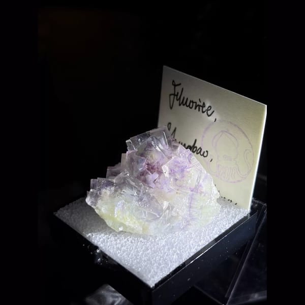 Stepped purple phantom fluorite from Shangbao — alternate view