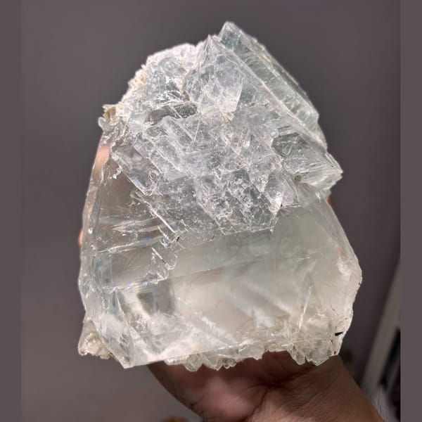 Pale Blue Fluorite Xuebaoding 12.7 cm — alternate view