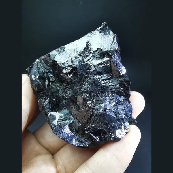 Pale green stepped fluorite on black sphalerite — alternate view