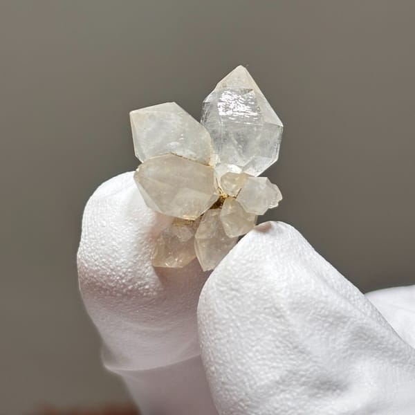 White Etched Sketch Quartz Yunnan 2.3 cm — alternate view