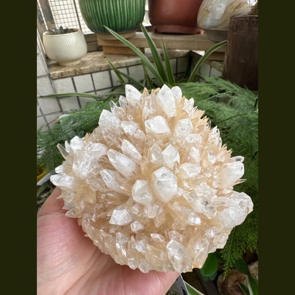 Spherical Calcite Flower Cluster 9.0 cm — alternate view