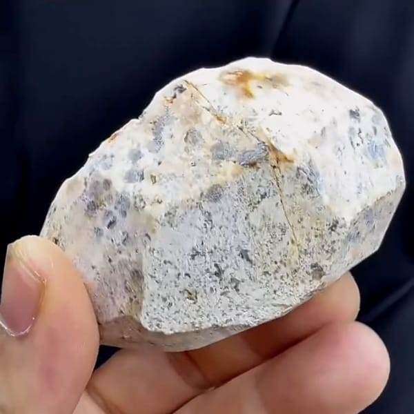 Complete reverse view of the Yunxiao garnet and smoky quartz specimen