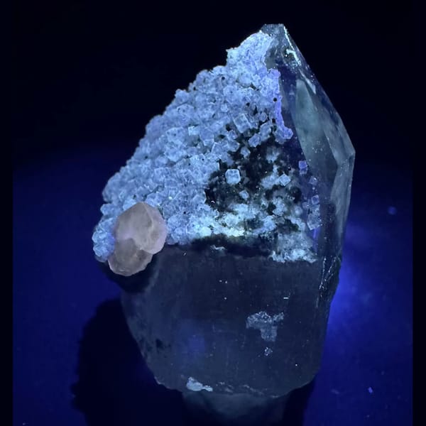 Sugar Fluorite with Apatite Yaogangxian 4.4 cm — alternate view