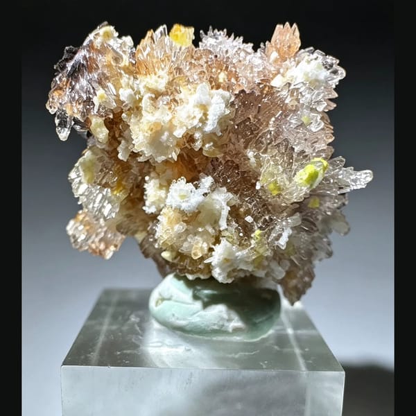 Multicolor Creedite Flower Qinglong 2.3 cm — detail view