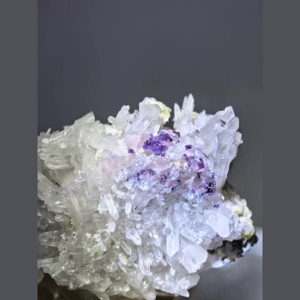 Pink Fluorite with Quartz Inner Mongolia 7.0 cm — alternate view