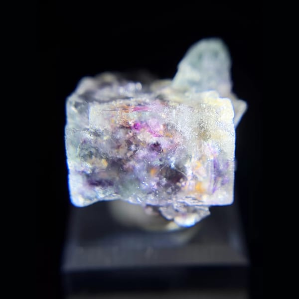 Garden-inclusion fluorite from Okorusu, Namibia — detail view