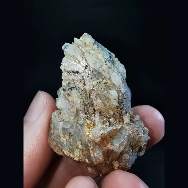 Interference quartz cluster — alternate view
