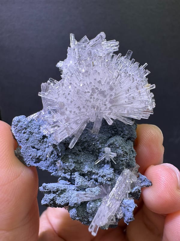 Radiating Zeolite Flower Cluster from Zhejiang — complete view 1 of the exact specimen