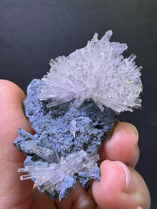 Radiating Zeolite Flower Cluster from Zhejiang — complete view 2 of the exact specimen