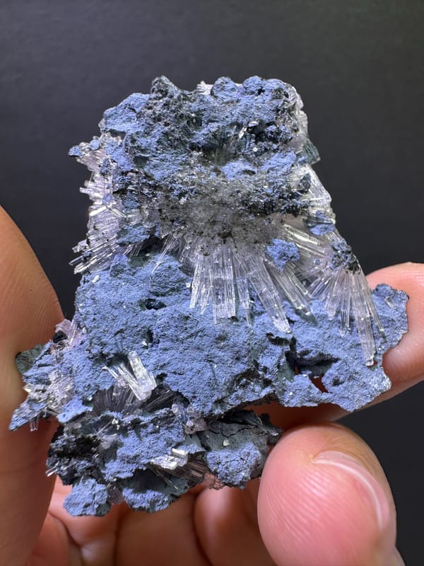 Radiating Zeolite Flower Cluster from Zhejiang — complete view 4 of the exact specimen