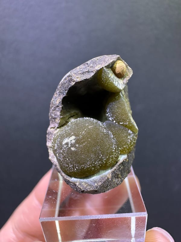Botryoidal Siderite Cavity from Vietnam — complete view 1 of the exact specimen
