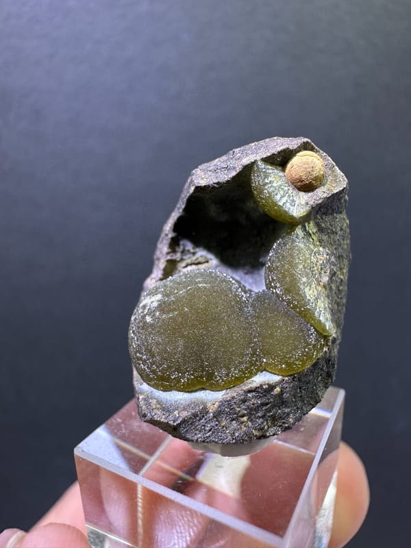 Botryoidal Siderite Cavity from Vietnam — complete view 3 of the exact specimen