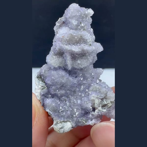 Sugary Fluorite with Apatite Yaogangxian 4.8 cm — detail view