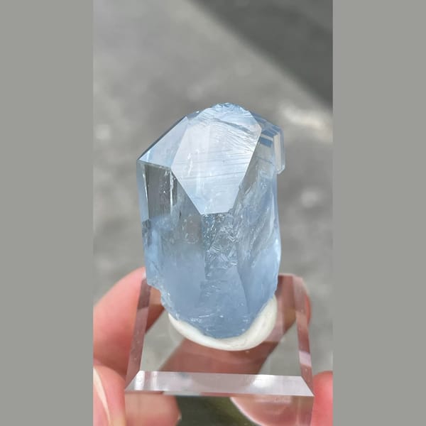 Celestine Crystal Group Madagascar 3.9 cm — alternate view