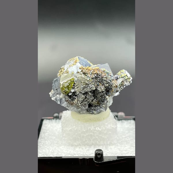 Galena with Sphalerite Bulgaria 2.6 cm — complete view