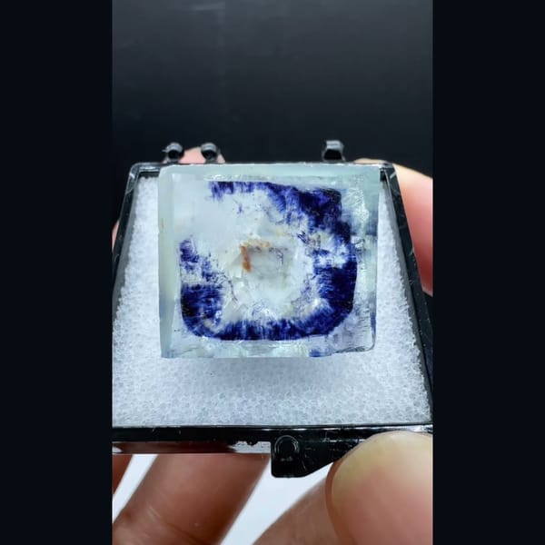 Blue Phantom Fluorite Yaogangxian 1.8 cm — alternate view