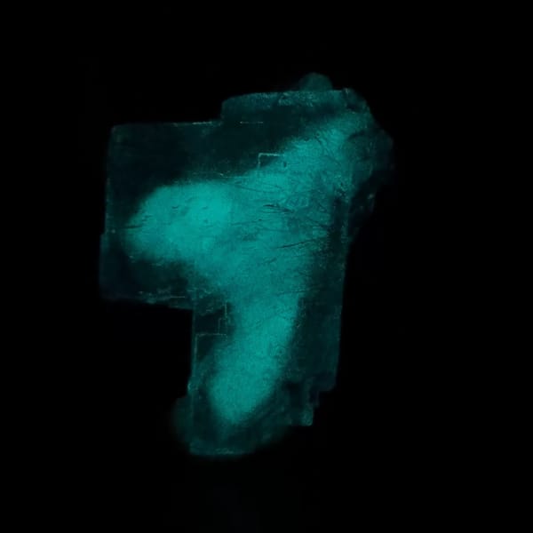 Phantom Fluorite with Bismuthinite Yaogangxian 3.1 cm — alternate view