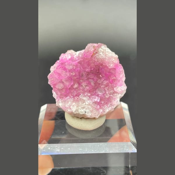 Pink Cobaltoan Calcite Democratic Republic of the Congo 2.5 cm — complete view