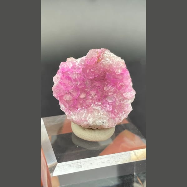 Pink Cobaltoan Calcite Democratic Republic of the Congo 2.5 cm — alternate view