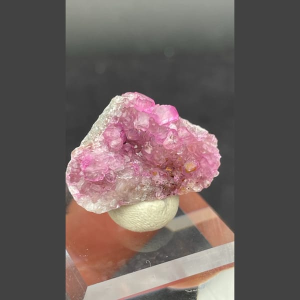 Pink Cobaltoan Calcite B Democratic Republic of the Congo 2.5 cm — alternate view