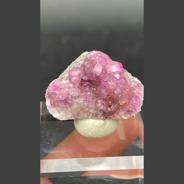 Pink Cobaltoan Calcite B Democratic Republic of the Congo 2.5 cm — alternate view
