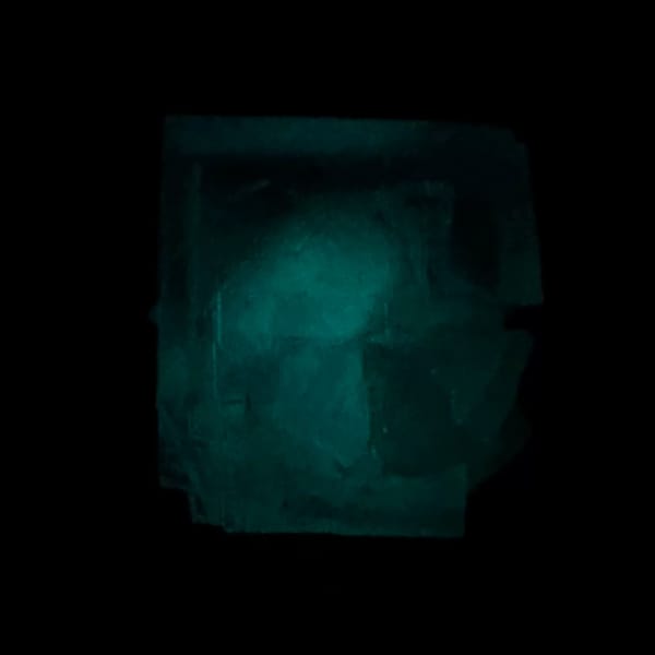Framed Fluorite with Topaz Yaogangxian 1.7 cm — complete view