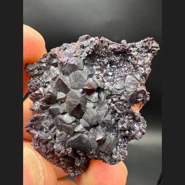 Octahedral Cuprite Anhui 3.9 cm — detail view