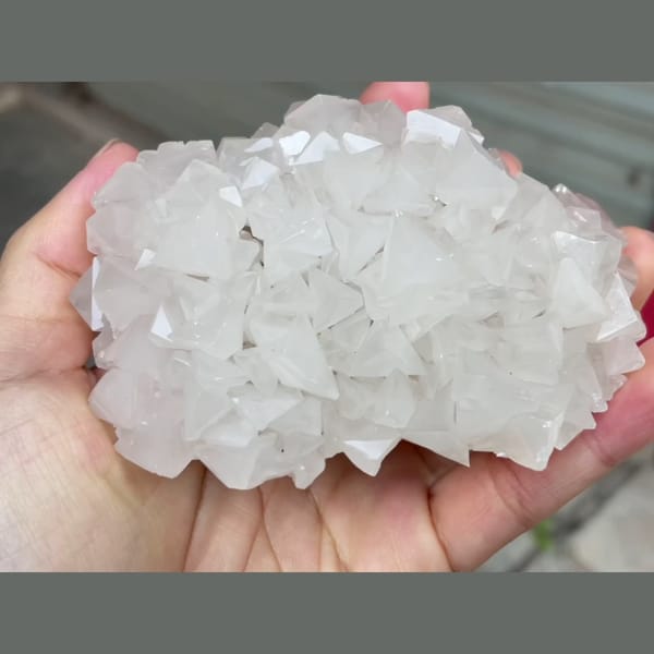 Showy crystal-stone cluster from Yunnan — alternate view