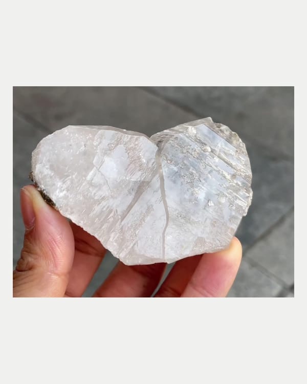 Complete front view of japan law twin quartz crystal